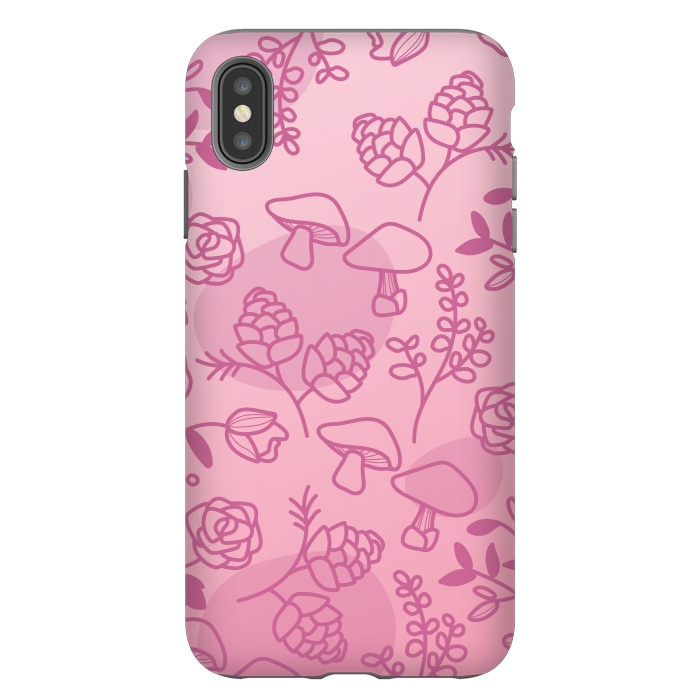 iPhone Xs Max StrongFit Flores Rosa by daivos