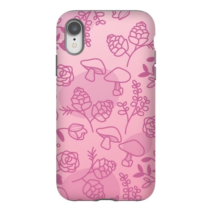 iPhone Xr StrongFit Flores Rosa by daivos