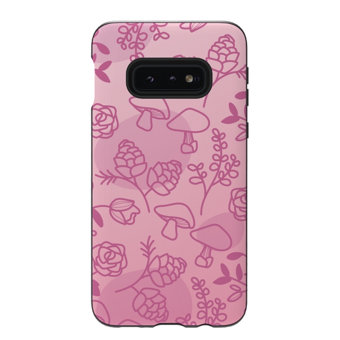 Galaxy S10e StrongFit Flores Rosa by daivos