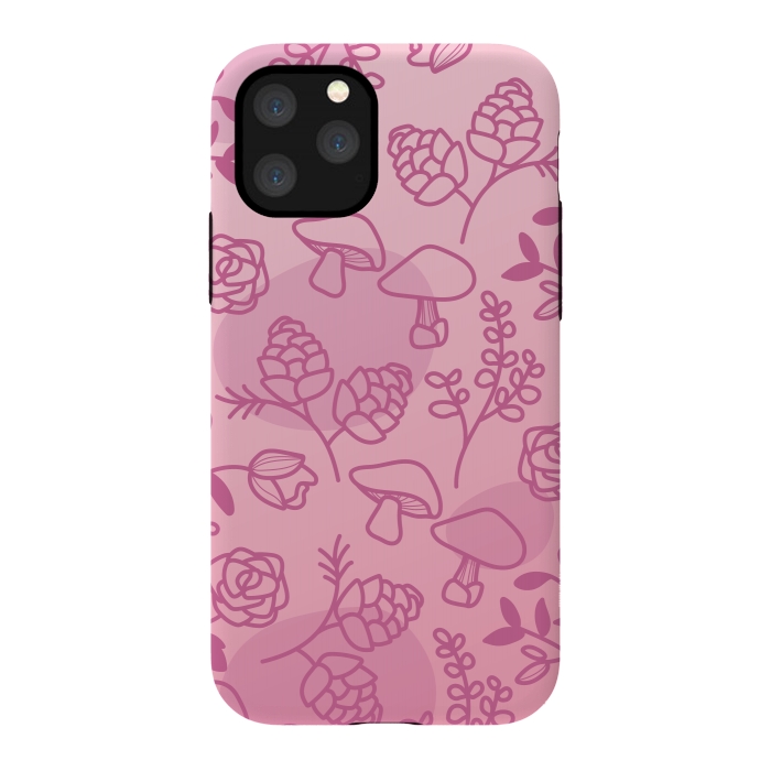 iPhone 11 Pro StrongFit Flores Rosa by daivos
