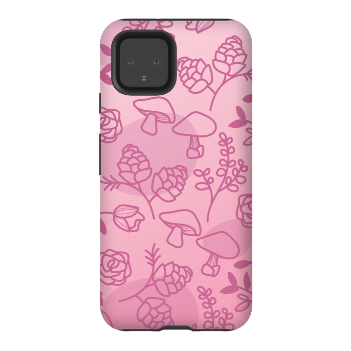 Pixel 4 StrongFit Flores Rosa by daivos