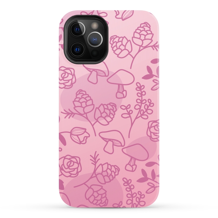 iPhone 12 Pro StrongFit Flores Rosa by daivos