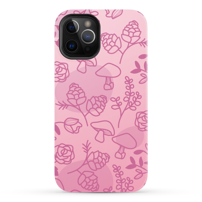 iPhone 12 Pro Max StrongFit Flores Rosa by daivos