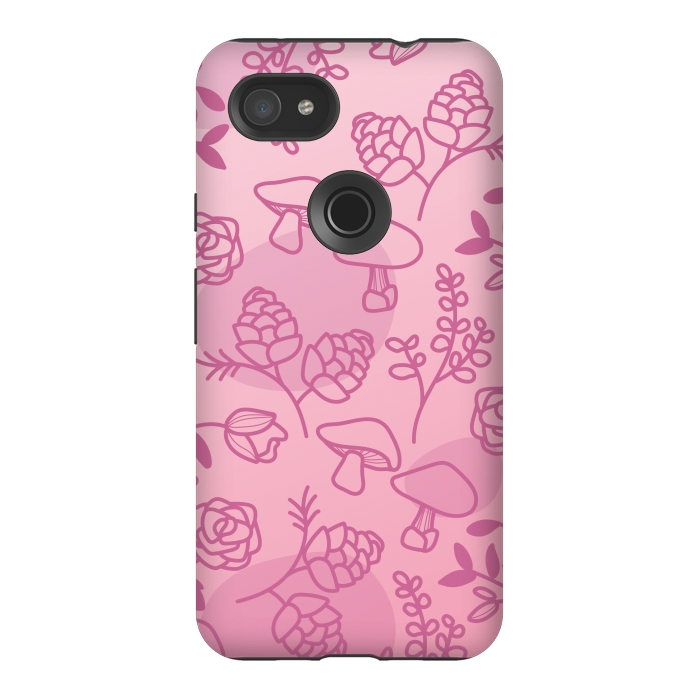 Pixel 3AXL StrongFit Flores Rosa by daivos