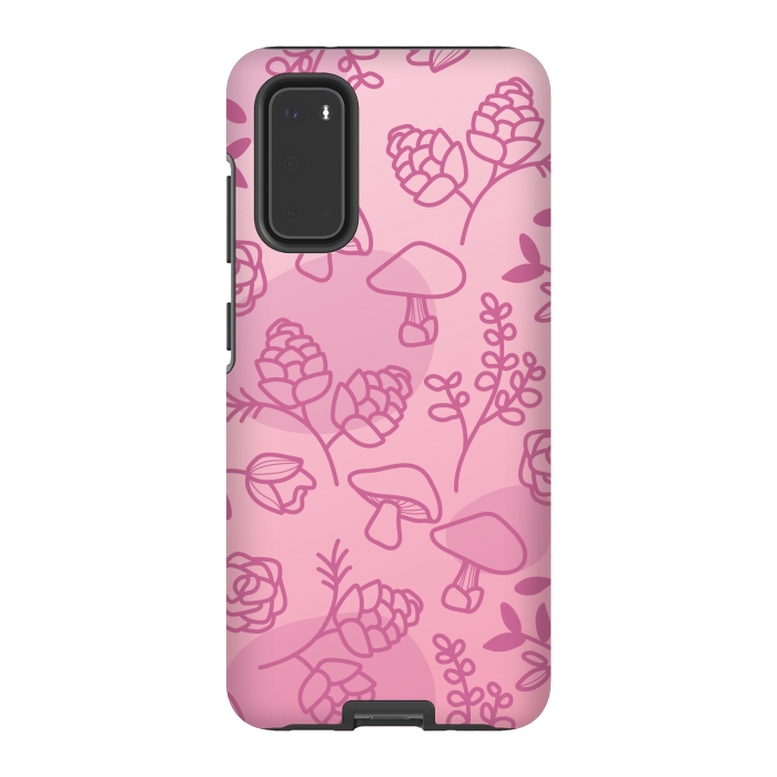 Galaxy S20 StrongFit Flores Rosa by daivos