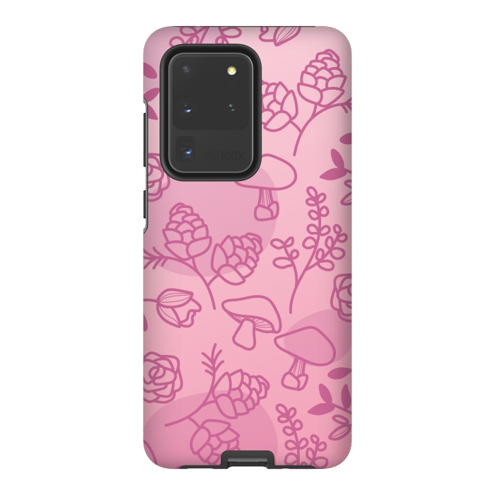 Galaxy S20 Ultra StrongFit Flores Rosa by daivos