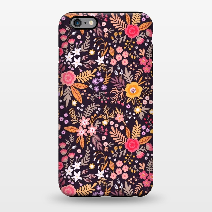 iPhone 6/6s plus StrongFit Branches and Berries on a Black Background by ArtsCase