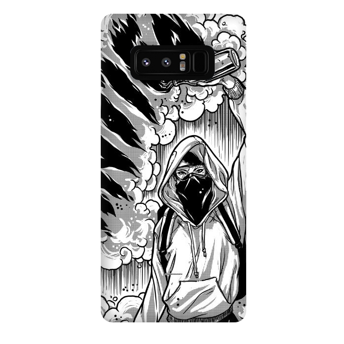 Galaxy Note 8 StrongFit [antifa] Fight The Power by Draco