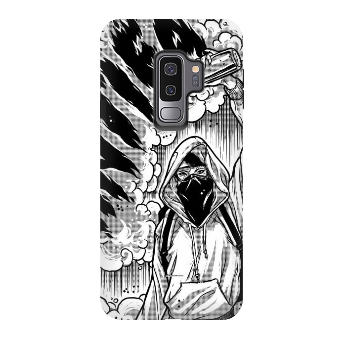 Galaxy S9 plus StrongFit [antifa] Fight The Power by Draco