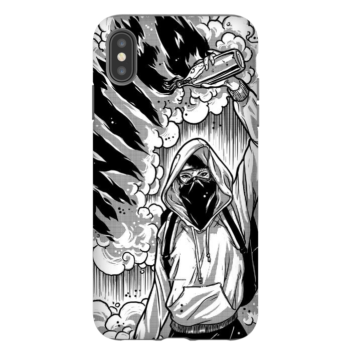 iPhone Xs Max StrongFit [antifa] Fight The Power by Draco