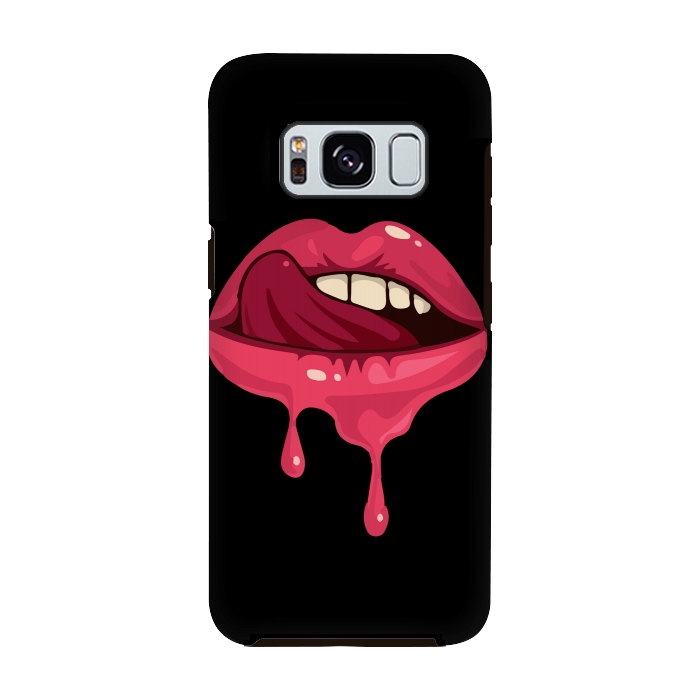 Galaxy S8 StrongFit crazy lips 2 by MALLIKA