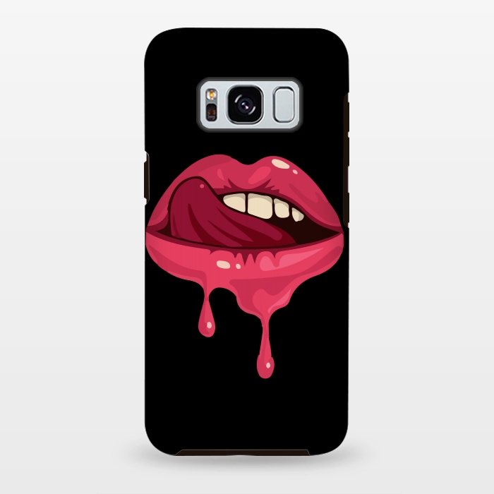 Galaxy S8 plus StrongFit crazy lips 2 por MALLIKA