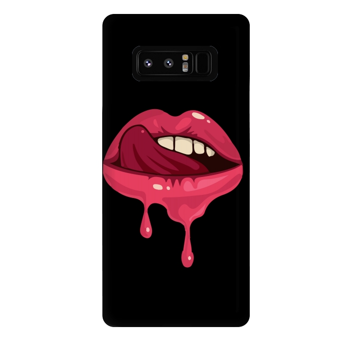 Galaxy Note 8 StrongFit crazy lips 2 by MALLIKA
