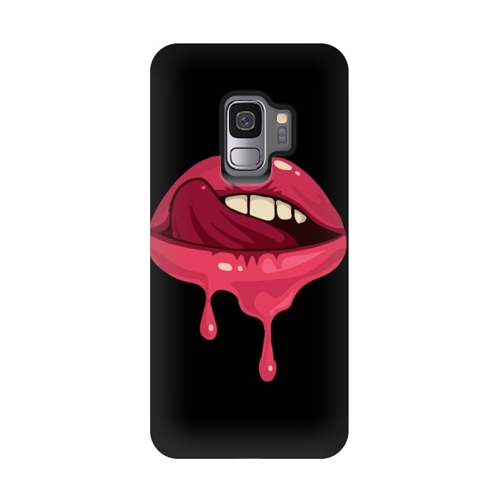 Galaxy S9 StrongFit crazy lips 2 por MALLIKA