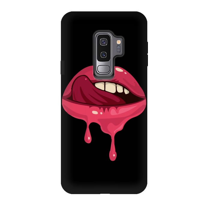 Galaxy S9 plus StrongFit crazy lips 2 por MALLIKA
