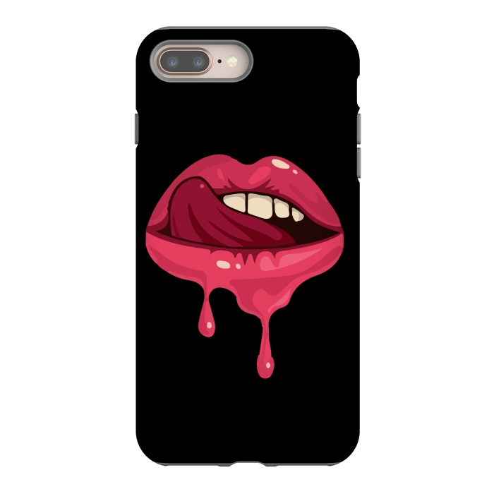 iPhone 8 plus StrongFit crazy lips 2 por MALLIKA