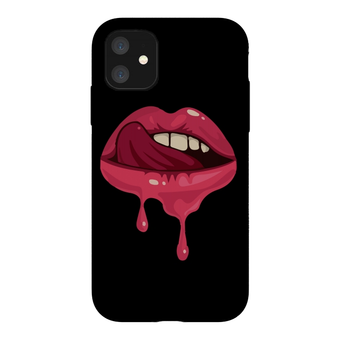 iPhone 11 StrongFit crazy lips 2 by MALLIKA