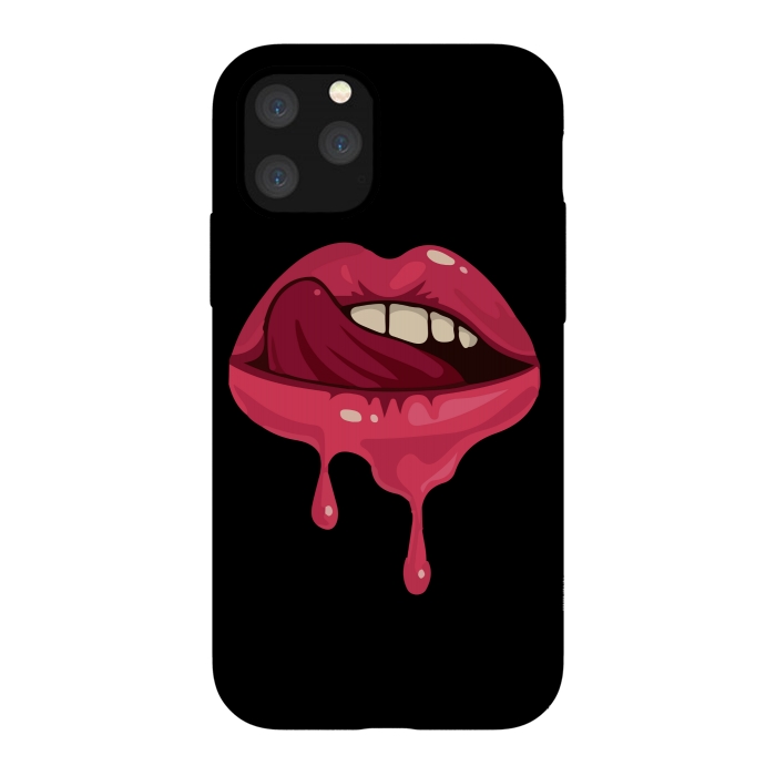 iPhone 11 Pro StrongFit crazy lips 2 por MALLIKA