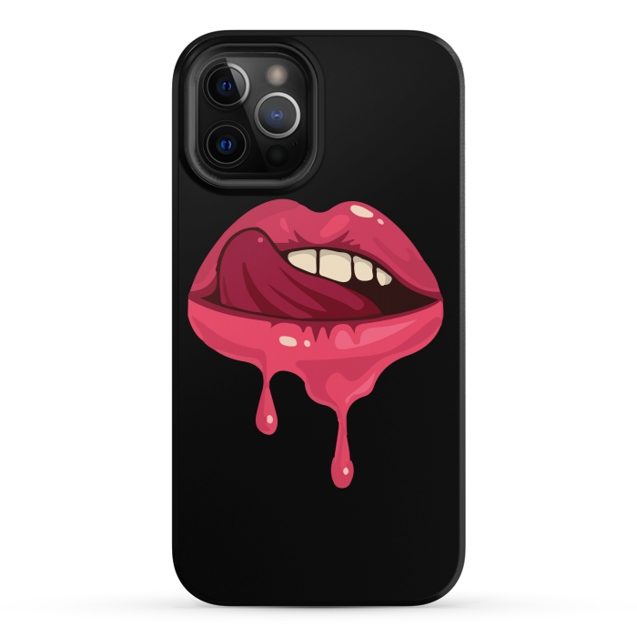 iPhone 12 Pro StrongFit crazy lips 2 by MALLIKA