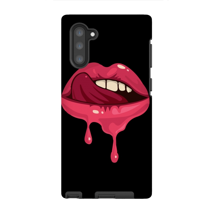Galaxy Note 10 StrongFit crazy lips 2 by MALLIKA