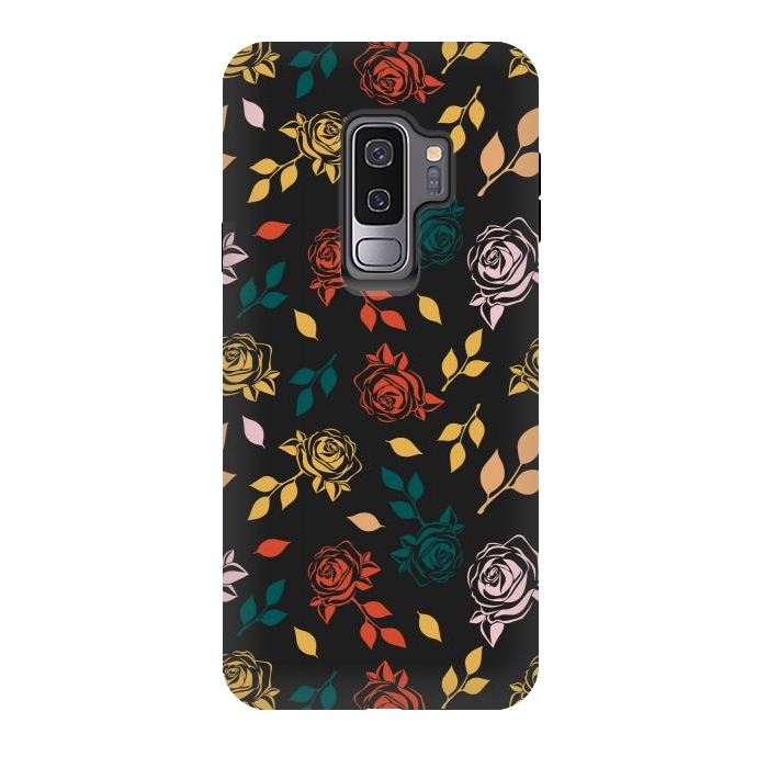 Galaxy S9 plus StrongFit Rose Floral by TMSarts