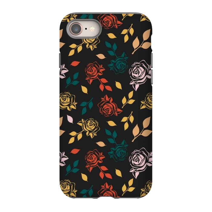 iPhone 8 StrongFit Rose Floral by TMSarts