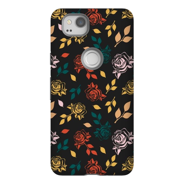 Pixel 2 StrongFit Rose Floral by TMSarts