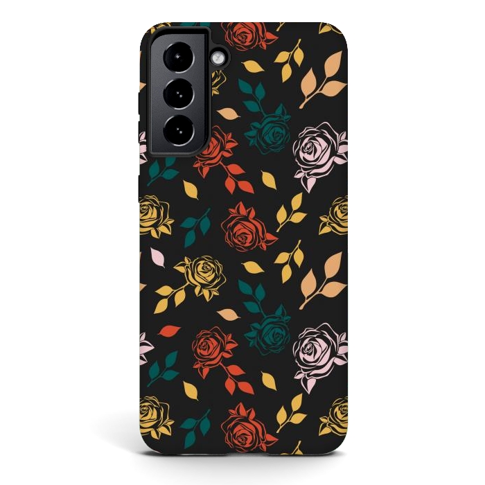 Galaxy S21 plus StrongFit Rose Floral by TMSarts