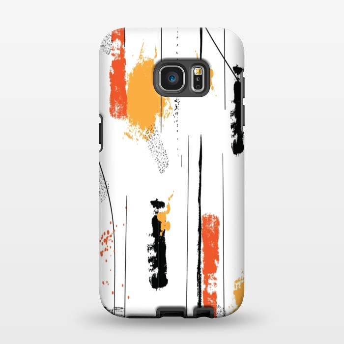 Galaxy S7 EDGE StrongFit minimal paint art by MALLIKA