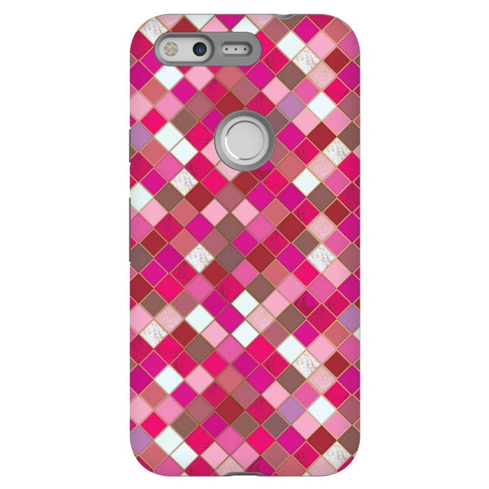 Pixel StrongFit pink pretty tiles by MALLIKA
