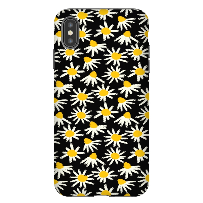 iPhone Xs Max StrongFit cute white flowers  by MALLIKA