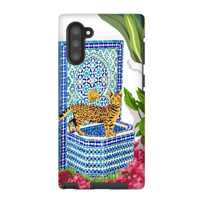 Galaxy Note 10 StrongFit Royal Cats by Uma Prabhakar Gokhale