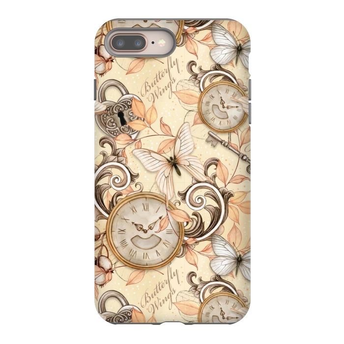 iPhone 7 plus StrongFit aesthetic butterfly pattern by MALLIKA