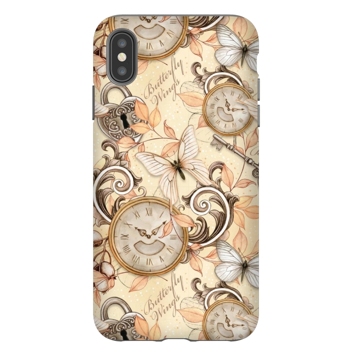 iPhone Xs Max StrongFit aesthetic butterfly pattern by MALLIKA