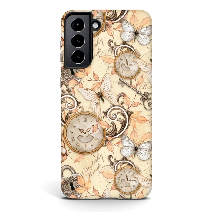 Galaxy S21 plus StrongFit aesthetic butterfly pattern by MALLIKA