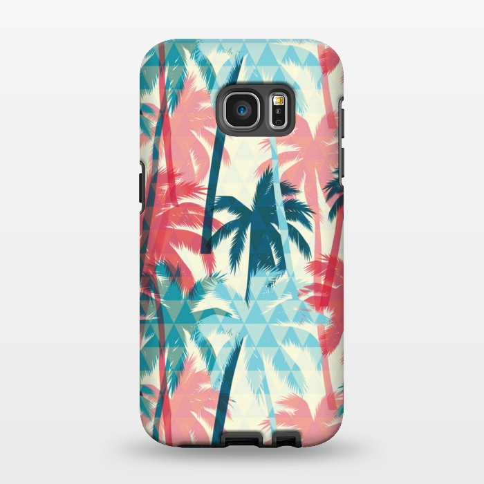 Galaxy S7 EDGE StrongFit TROPICAL TREES by MALLIKA