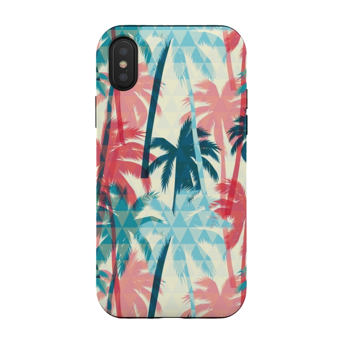 iPhone Xs / X StrongFit TROPICAL TREES by MALLIKA