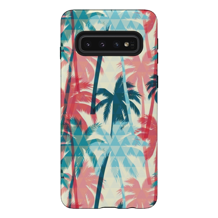 Galaxy S10 StrongFit TROPICAL TREES by MALLIKA