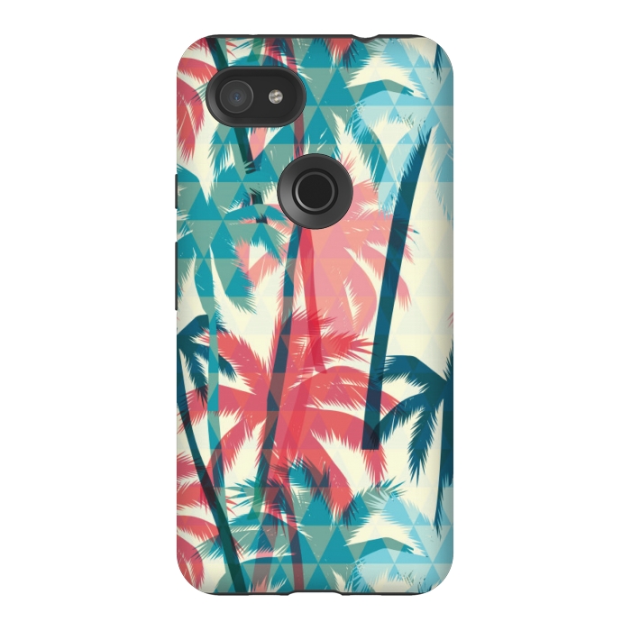 Pixel 3AXL StrongFit TROPICAL TREES by MALLIKA