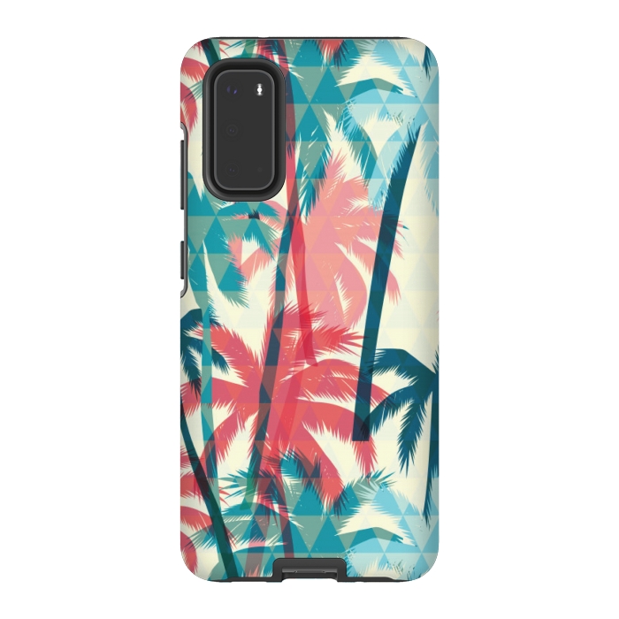 Galaxy S20 StrongFit TROPICAL TREES by MALLIKA
