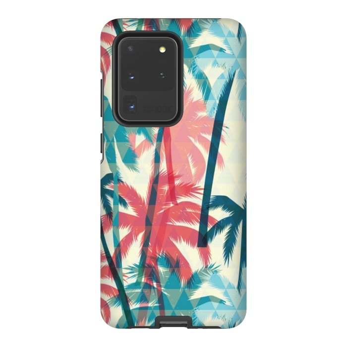 Galaxy S20 Ultra StrongFit TROPICAL TREES by MALLIKA