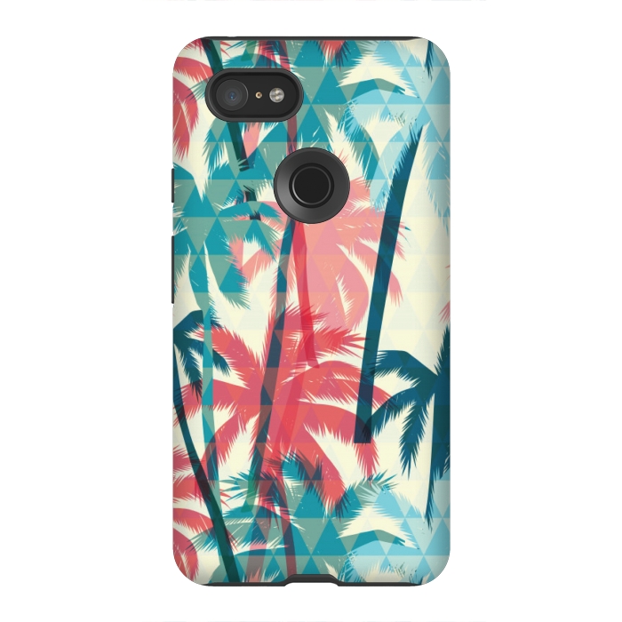 Pixel 3XL StrongFit TROPICAL TREES by MALLIKA