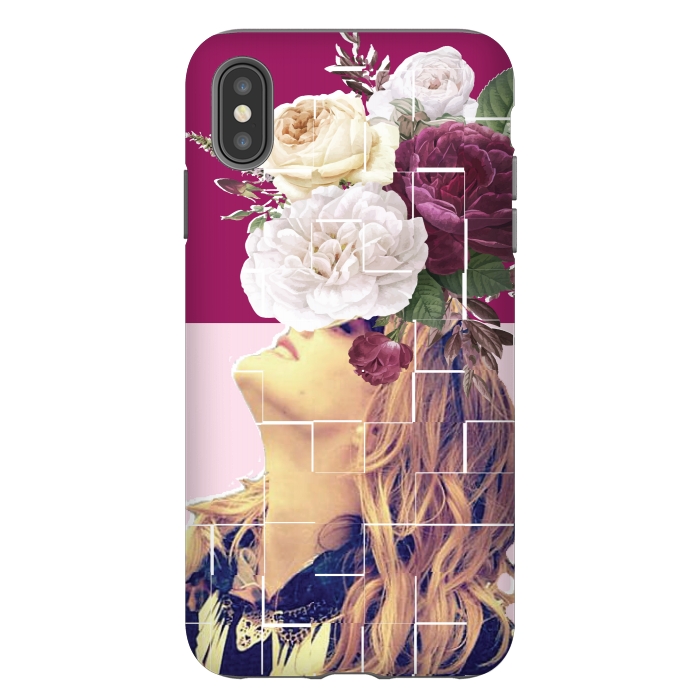 iPhone Xs Max StrongFit floral girl 2 by MALLIKA