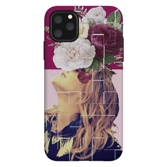 iPhone 11 Pro Max StrongFit floral girl 2 by MALLIKA
