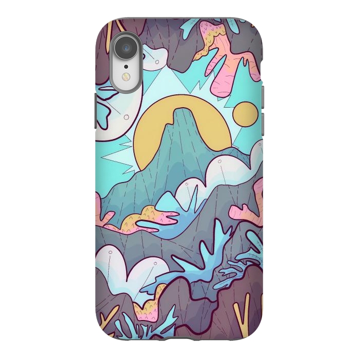 iPhone Xr StrongFit Coral mountain reef by Steve Wade (Swade)
