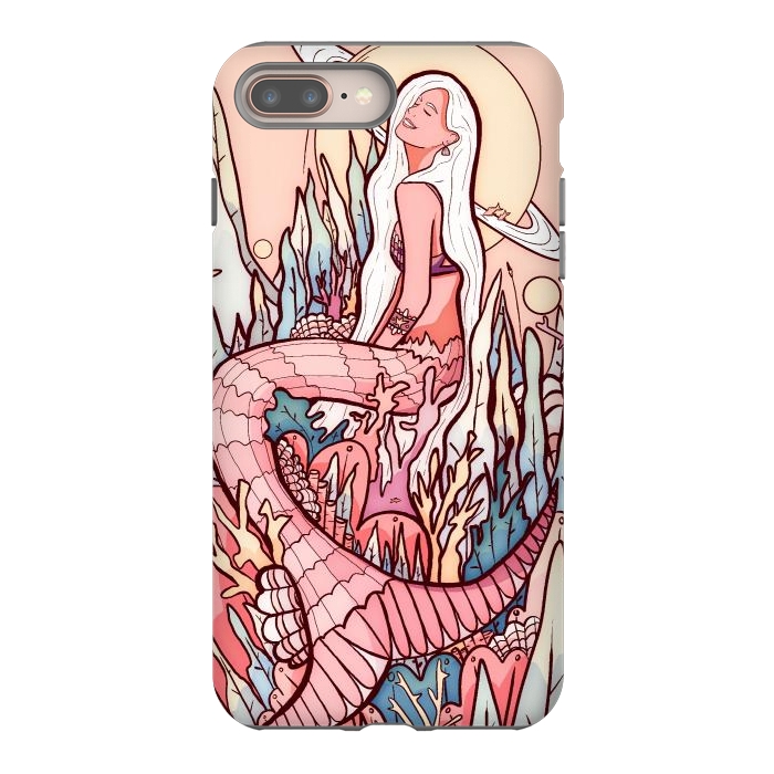 iPhone 8 plus StrongFit A mermaid from another world by Steve Wade (Swade)