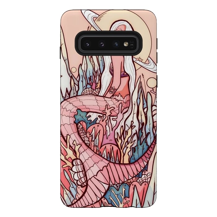 Galaxy S10 StrongFit A mermaid from another world by Steve Wade (Swade)