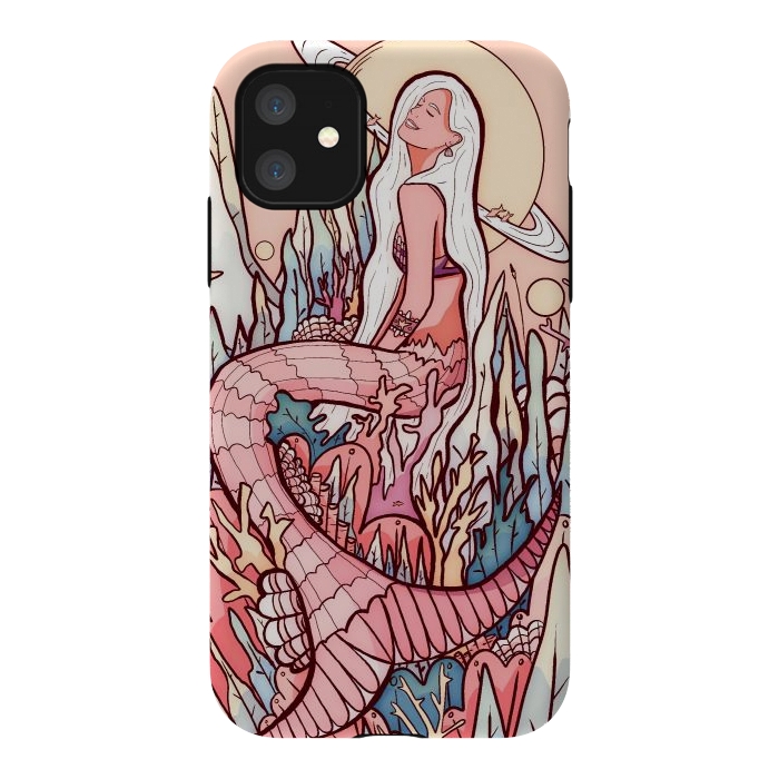iPhone 11 StrongFit A mermaid from another world by Steve Wade (Swade)