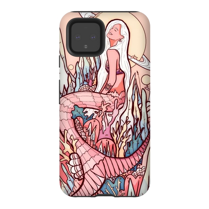 Pixel 4 StrongFit A mermaid from another world by Steve Wade (Swade)