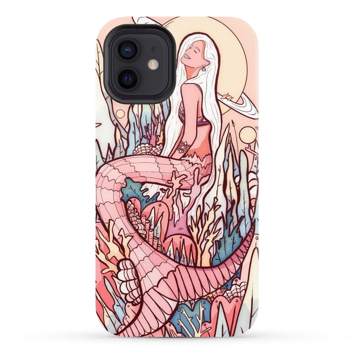 iPhone 12 StrongFit A mermaid from another world by Steve Wade (Swade)